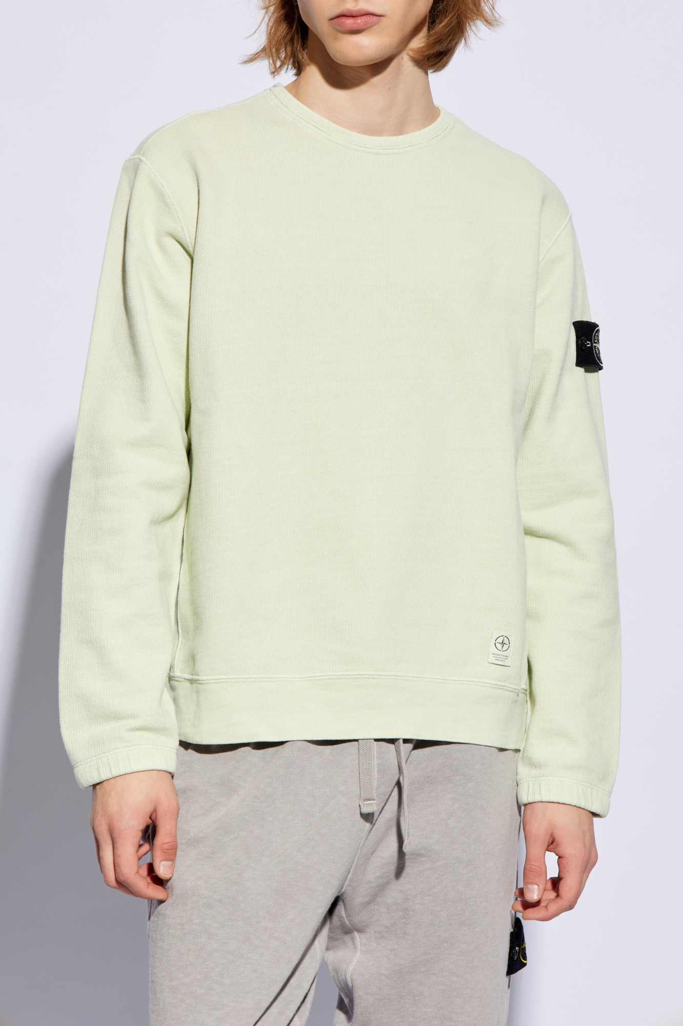スウェット・トレーナー STONE  JUNIPER GREEN COTTON SWEATSHIRT Stone Island - Cotton crew-neck sweatshirt green - The Corner